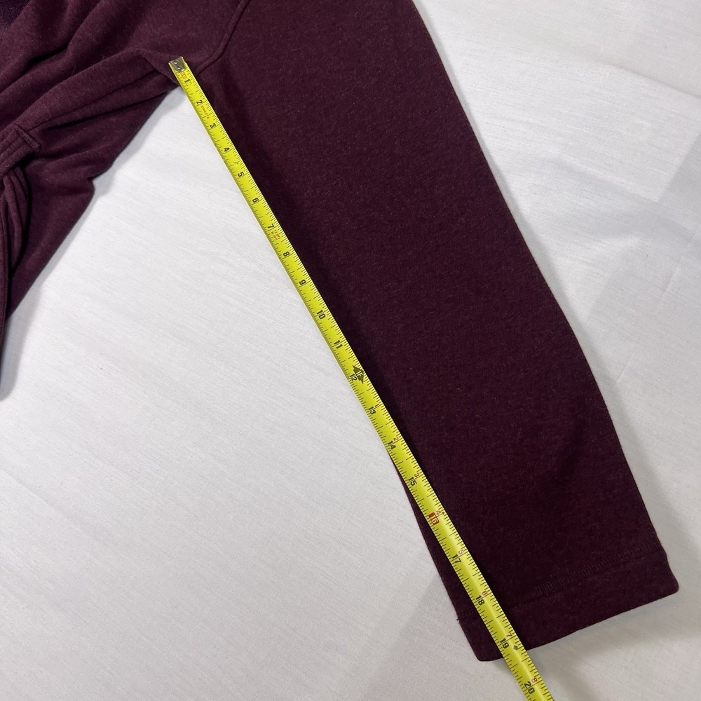 UGG Plush Fleece Belted Robe Bathrobe‎ Womens Medium Burgundy Lounge Cozy Shawl - Picture 16 of 16